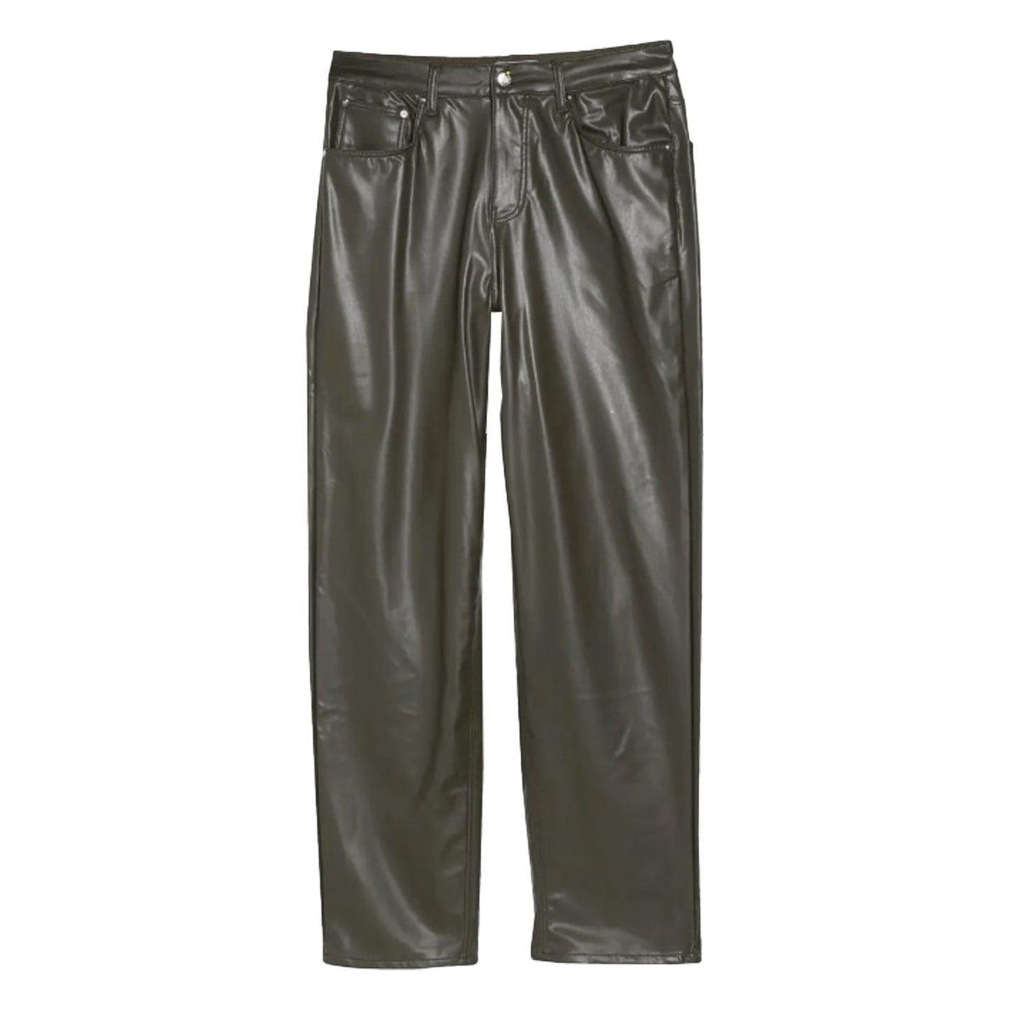 Men’s Western Leather Pants Office Boy Part Pant for Men